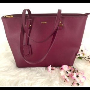 Deep plum tote work bag 💼